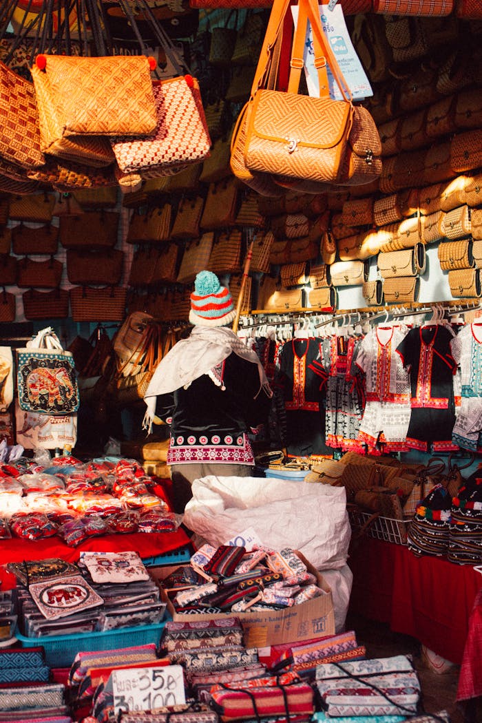 Display of Clothes and Purses